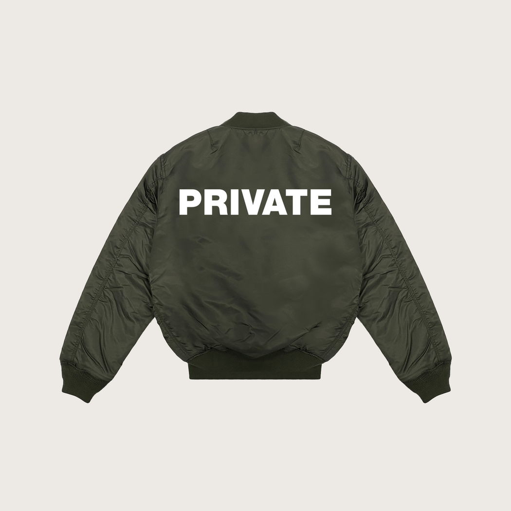 LOGO MA-1 BOMBER JACKET