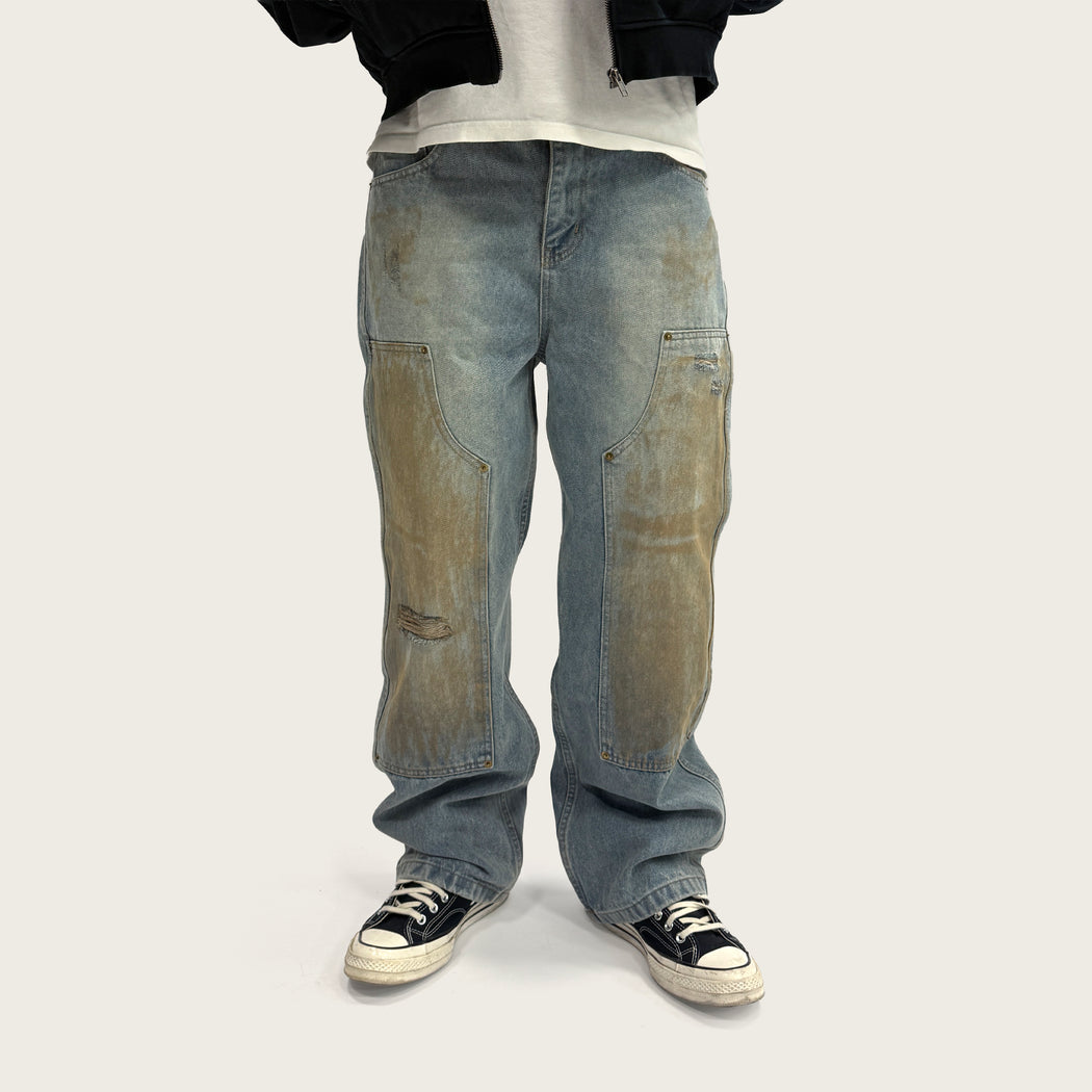 DOUBLE KNEE DENIM